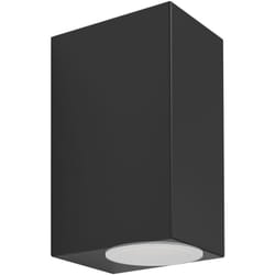 Eglo - Applique Esterno Moderna Jabaga Policarbonato Nero e Trasp 2 Luce Gu10