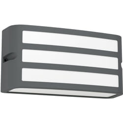 Applique Esterno Contemporanea Camarda Alluminio Grigio 1 Luce E27