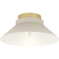 Plafoniera Minimal Moharras Legno Marrone 1 Luce E27