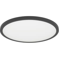 Eglo - Plafoniera Moderna Sarsina-Z Alluminio Nero Luce Led Integrato 33,5W