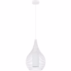 Collezione RAZONI LASCIATI AVVOLGERE DALLA LUCE RAZONI 1 - Il lampadario a sospensione monta portalampada E27 1X40W non inclu ...