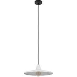 Eglo - Lampadario a Sospensione Contemporaneo Miniere Acciaio Nero Grigio 1 Luce E27