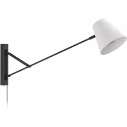 Collezione FORCADET TUTTO CIÒ DI CUI HAI BISOGNO Applique FORCADET minimal ha una struttura in Acciaio Nero.. 1 luce E27 (non ...
