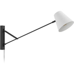 Eglo - Applique Minimal Forcadet Acciaio Nero 1 Luce E27
