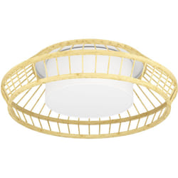Eglo - Plafoniera Minimal Yuku-Z Acciaio Bianco Luce Led Integrato 22W