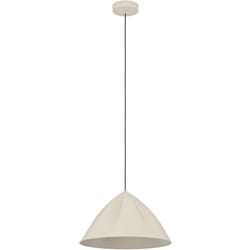 Eglo - Lampadario a Sospensione Minimal Podere Acciaio Sabbia 1 Luce E27