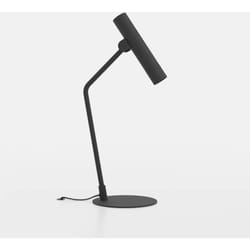 Eglo - Lampada Da Tavolo Moderna Almudaina Acciaio Nero 1 Luce Led Integrato 5W