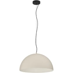 Eglo - Lampadario a Sospensione Contemporaneo Gaetano 1 Acciaio Nero Sabbia 1 Luce E27