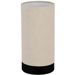 Eglo - Lampada Da Tavolo Moderna Feniglia Acciaio Nero 1 Luce E27