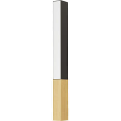 Eglo - Applique Contemporanea Tudons Alluminio Nero 1 Luce Led Integrato 12W