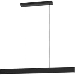 Lampadario a Sospensione Moderno Andreas-Z Acciaio Nero 2 Luci Led 19W 4600Lm