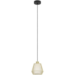 Eglo - Lampada Sospesa Ciudadela 1xE27 Ottone Spazzolato