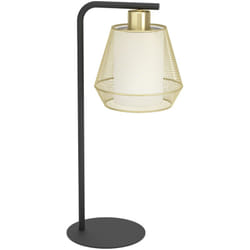Eglo - Lampada Da Tavolo Moderna Ciudadela Acciaio Nero 1 Luce E27