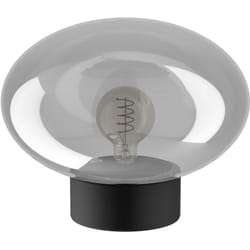 Eglo - Lampada Da Tavolo Contemporanea Madonnina Acciaio Nero 1 Luce E27