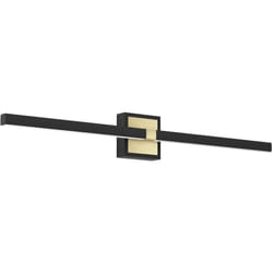Eglo - Applique Moderna Peguera Alluminio Nero Luce Led Integrato 17,5W