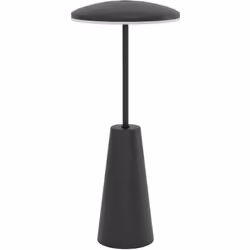 Collezione PICCOLA COMPLETA IL TUO ARREDO La lampada da tavolo PICCOLA moderna ha una struttura in Acciaio Nero con diffusore ...