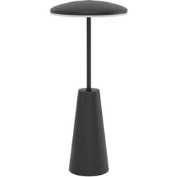 Eglo - Lampada Da Tavolo Moderna Piccola Acciaio Nero Luce Led Integrato 2,8W