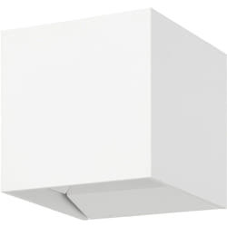 Eglo - Applique Esterno Contemporanea Calpino 3 Alluminio Bianco Vetro Led