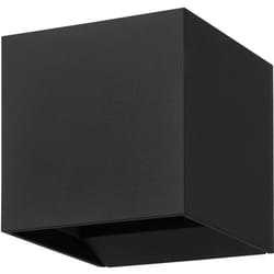 Eglo - Applique Esterno Contemporanea Calpino 3 Alluminio Nero Vetro Bianco Led