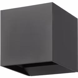 Collezione CALPINO LA LUCE SI FA PARALLELEPIPEDO L'applique a LED per esterni CALPINO 3 è composta da un corpo in lega di all ...