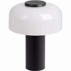 Collezione PONENTE FUNGO DA GIARDINO Lampada da tavolo a LED per esterni PONENTE ha un corpo in acciaio colore nero e da una ...