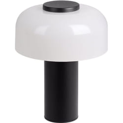 Eglo - Lampade Da Tavolo Esterno Contemporaneo Ponente Acciaio Nero Vetro Bianco Led