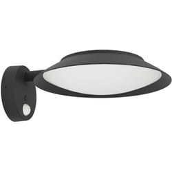 Eglo - Applique Solare Esterno Contemporaneo Cerrisi Policarbonato Nero e Bianco Led