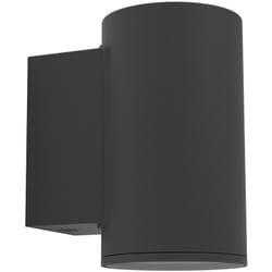 Eglo - Applique Esterno Moderna Izzalini Acciaio Nero 1 Luce Gu10