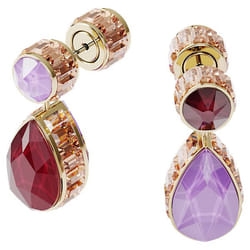 Swarovski 5600523 orecchino Orecchini a perno Metallo Bordeaux, Lillà