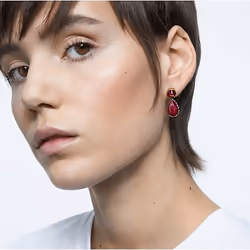 Swarovski 5600523 orecchino Orecchini a perno Metallo Bordeaux, Lillà