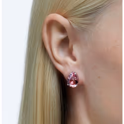 Swarovski 5614455 orecchino Orecchini a perno Metallo Rosa, Argento - Vista aggiuntiva 4