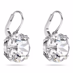 Swarovski 5628351 orecchino Orecchini a clip Metallo Argento, Bianco - Vista aggiuntiva 4