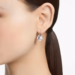 Swarovski 5628351 orecchino Orecchini a clip Metallo Argento, Bianco - Vista aggiuntiva 5