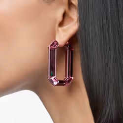Swarovski 5633955 orecchino Orecchini a clip Metallo Rosa - Vista aggiuntiva 4