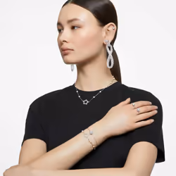 Swarovski Una Angelic Orecchini a perno Metallo Bianco - Vista aggiuntiva 7