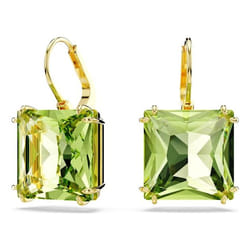 Swarovski 5636564 orecchino Orecchini a clip Metallo Oro, Verde