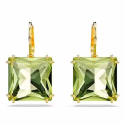 Swarovski 5636564 orecchino Orecchini a clip Metallo Oro, Verde - Vista aggiuntiva 2