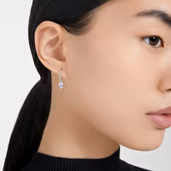 Swarovski Stilla Orecchini pendenti e a goccia Metallo Bianco - Vista aggiuntiva 4