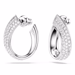 Swarovski 5637563 orecchino Orecchini a perno Metallo Argento, Bianco - Vista aggiuntiva 3