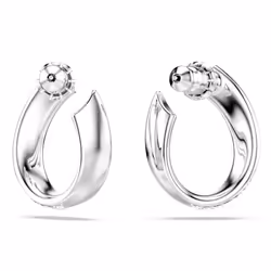 Swarovski 5637563 orecchino Orecchini a perno Metallo Argento, Bianco - Vista aggiuntiva 4