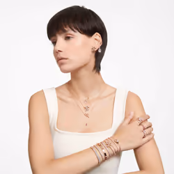 Swarovski Swan Collana a catena Femmina Metallo - Vista aggiuntiva 5