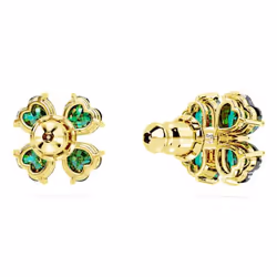 Swarovski 5666236 orecchino Orecchini a perno Metallo Oro, Verde - Vista aggiuntiva 4
