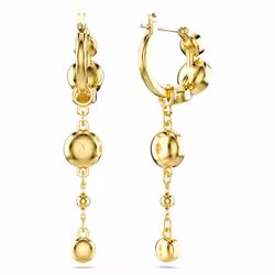 Swarovski 5680097 orecchino Orecchini a clip Metallo Oro, Bianco - Vista aggiuntiva 4