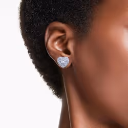 Swarovski 5683576 orecchino Orecchini a perno Metallo Blu, Argento - Vista aggiuntiva 4