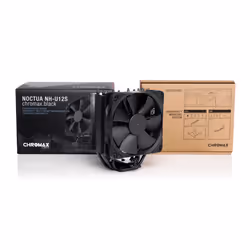 Noctua NH-U12S chromax.black Processore Refrigeratore 12 cm Nero - Vista aggiuntiva 4