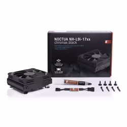 Noctua NH-L9I-17XX CH.BK sistema di raffreddamento per computer Processore Ventilatore 9,2 cm Nero - Vista aggiuntiva 4