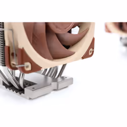 Noctua NH-U12S DX-4677 sistema di raffreddamento per computer Processore Raffreddatore d'aria 12 cm Marrone, Marrone chiaro, Argento - Vista aggiuntiva 4