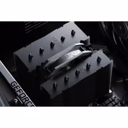 Noctua NH-D12L Processore Raffreddatore d'aria 12 cm Alluminio, Nero 1 pz - Vista aggiuntiva 7