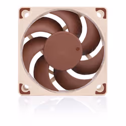 Noctua NF-A6X15 PWM sistema di raffreddamento per computer Case per computer Ventilatore 6 cm Marrone 1 pz - Vista aggiuntiva 3
