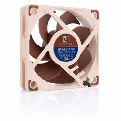 Noctua NF-A6X15 5V sistema di raffreddamento per computer Case per computer Ventilatore 6 cm Marrone 1 pz - Vista aggiuntiva 2